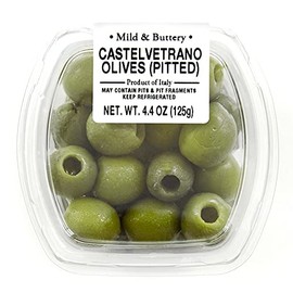 Fresh Pack Olives, 4.4 oz, 4 Packs (4.4 oz, Castelvetrano Olives Pitted)