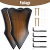 FLURSAILE Sword Plaque Wall Mount Vertical Display Holder Adjustable Stand