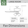 Hunter Fan Company 51737 Swanson Ceiling Fan, Matte Black