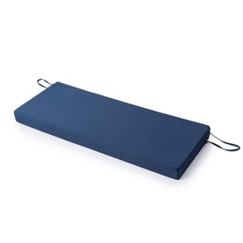 SK Studio Outdoor Bench Cushion Cover 45 x 18 x 3 inch, Waterproof UV Protection Patio Covers Replacement with Zipper for Swing Loveseat Furniture, 1 Pack, Cover Only, Navy Blue