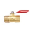 Minimprover Brass 2 PCS Inline Mini Ball Valve Shut Off