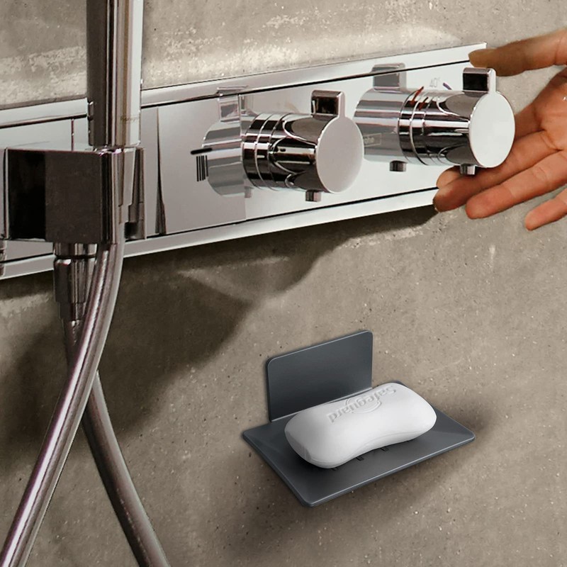 Soap Dishes for Bathroom, Bar Soap Holder with Self Draining