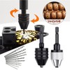 Joebo 2-Piece Keyless Drill Chuck 0.01 - 0.26 inch (0.3