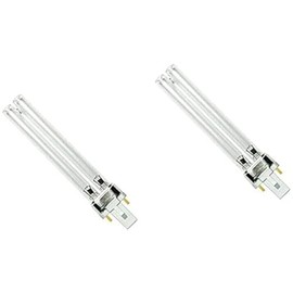 Marine Color 2 Pack 5W 7W 9W 11W 13W Replacement Bulb for UVC Pond Filter and Clarifier (7W)