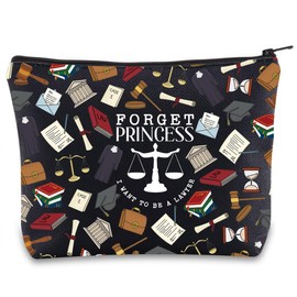 BWWKTOP Lawyer Makeup Bag Lawyer Graduation Gifts I Want to be a Lawyer Attorney Makeup Zipper Pouch Bag New Lawyer Merch, Lawyer, Bag