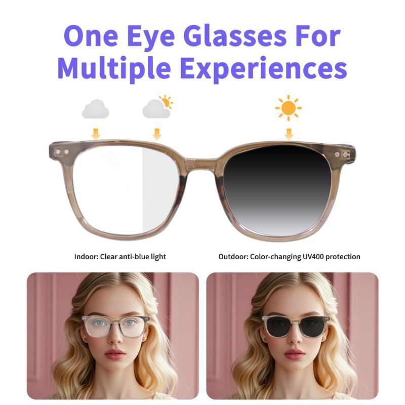 Tulbeys Women's Smart Glasses, brown