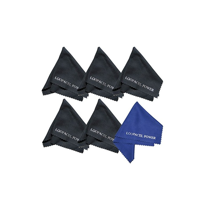 6 Microfiber Cleaning Cloths Ultra Smooth, Use for Delicate Tablets,
