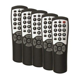 5-Pack Brightstar BR100B Universal TV Remote