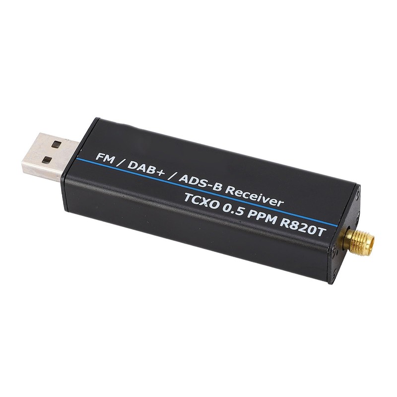 RTL SDR Receiver, RTL2832U R820T2 Chipset, 0.5 PPM TCXO, Direct