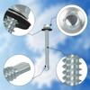 60PCS Roofing Screws with Rubber Washers 6.3x75mm Hex Head Self