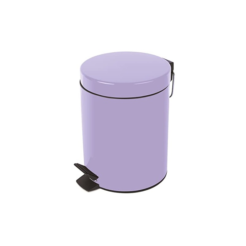 Spirella Cosmetic Bin Sydney Lavender Purple Pedal Bin 5 Litre
