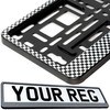 TAPORT® CARBON RALLY CAR REGISTRATION HOLDER FOR ANY CAR ,