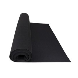 Mytee Products 20' x 27" Black Neoprene Floor Runners - Non Skid Bottom, Protect All Floor Surfaces - Reusable Neoprene Floor Mat with Slip-Proof Surface