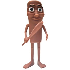 fufupaw Tung Tung Tung Sahur Figure, 3D Printed Brain Red Collectible Figure, Brain Red Miniature, Tralalero Tralala Decoration Piece, Collectible Figures for Collectors and Home Office Decoration