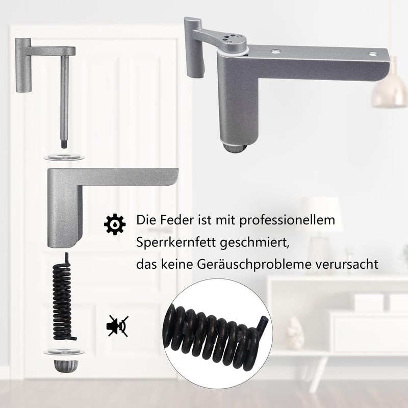 Door Closer No Drilling - Mini Door Closer, Automatic Door