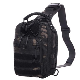 VOTAGOO Tactical Sling Bag Pack Military Rover Shoulder Bag Molle Assault Range Bag Backpack 1050D