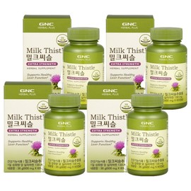 GNCHERBALPLUS Milk Thistle, 60 tablets, 4 pcs / GNCHERBALPLUS 밀크씨슬, 60정, 4개