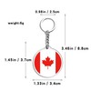 6PCS Canada Maple Leaf Keychain - Canadian Flag Maple Leaves