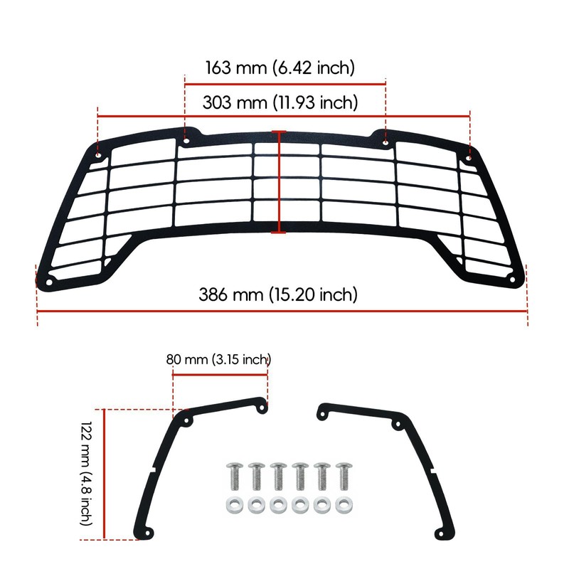 Headlight Cover Fairing Grille for Harley Pan America 1250 1250S