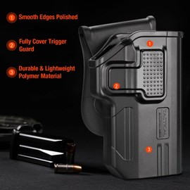 Tactical Scorpion Gear Polymer Paddle Level II Holster for All Byrna Launchers Fits: Byrna SD, LE and XL