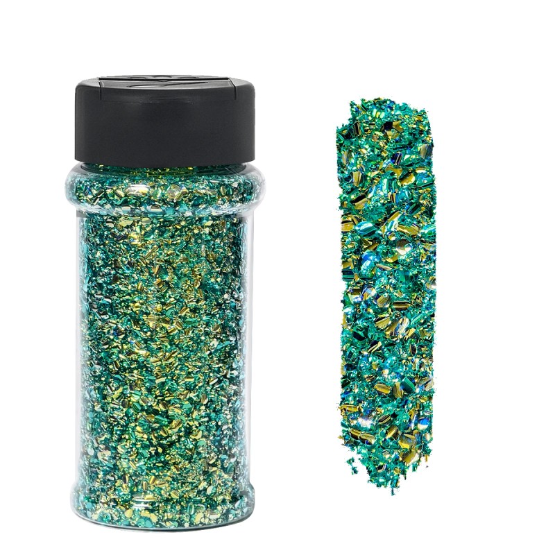 Bubble Chunky Glitter Set 12 Pcs in 2oz Jars 5D