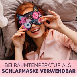 ICEHOF Eye Mask Cooling Pads Eyes – Comfortable Surface, with Cooling Gel – Cooling Glasses for the Eyes as Migraine Mask or Sleeping Mask Cooling – With Storage Bag