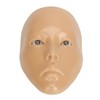 Silicone Makeup Practice Full Face Board with 20ml Cleansing Oil