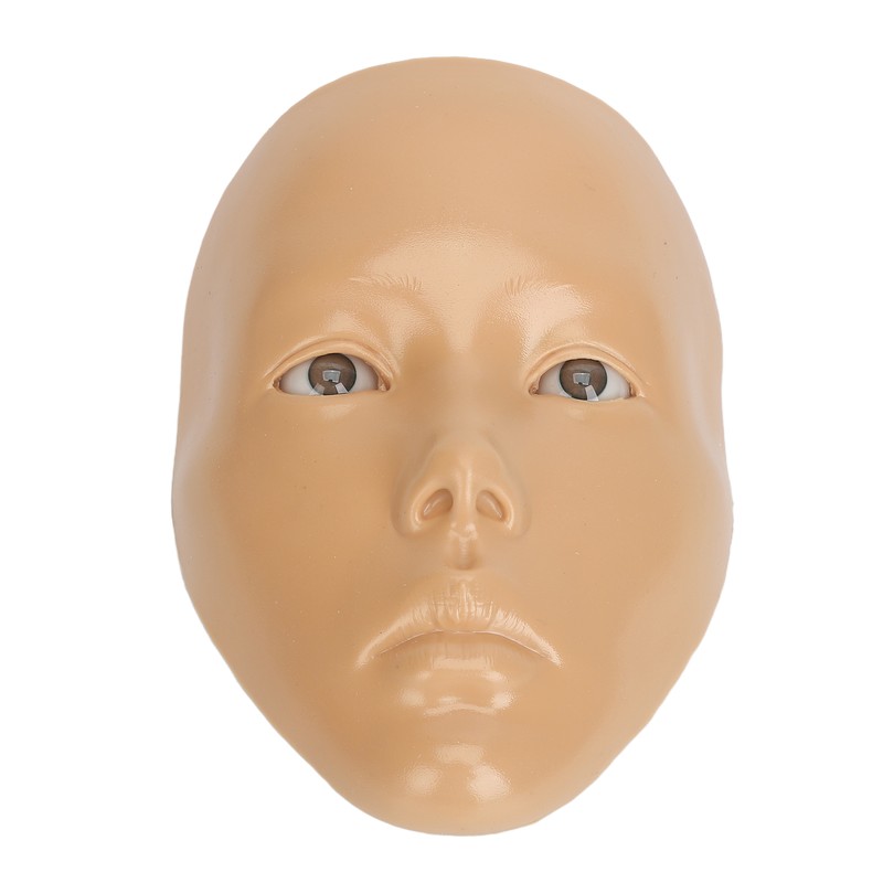 Silicone Makeup Practice Full Face Board with 20ml Cleansing Oil