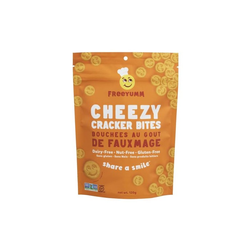 FREEYUMM Cheezy Cracker Bites, 120 GR