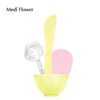 Mediflower 팩도구 4종세트(팩볼+스파츌라+계량컵+해면) 4-piece Pack Tool Set (Pack Ball + Spatula + Measuring Cup + Sponge)