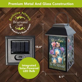 Briarwood Lane Be a Light Jars Solar Lantern