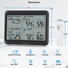 DreamSky Weather Station Indoor Outdoor Thermometer Wireless - Atomic Clock