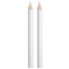 2 Pieces White Nail Pencil Nail Whitening Pencils French Art Manicure Pen DIY Dot Line Pattern Nail Art Supplies