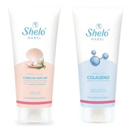 Set Crema Colágeno + Concha Nácar Shelo Aclara Manchas