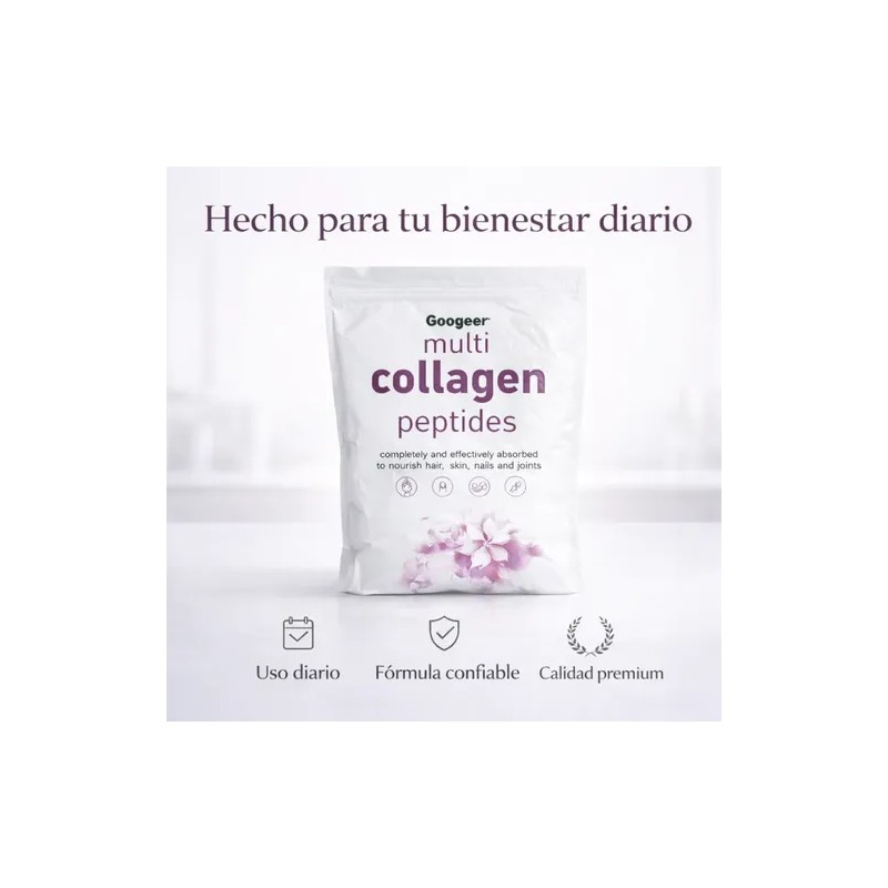 Colágeno En Polvo Multi Para Piel Cabello Uñas Googeer
