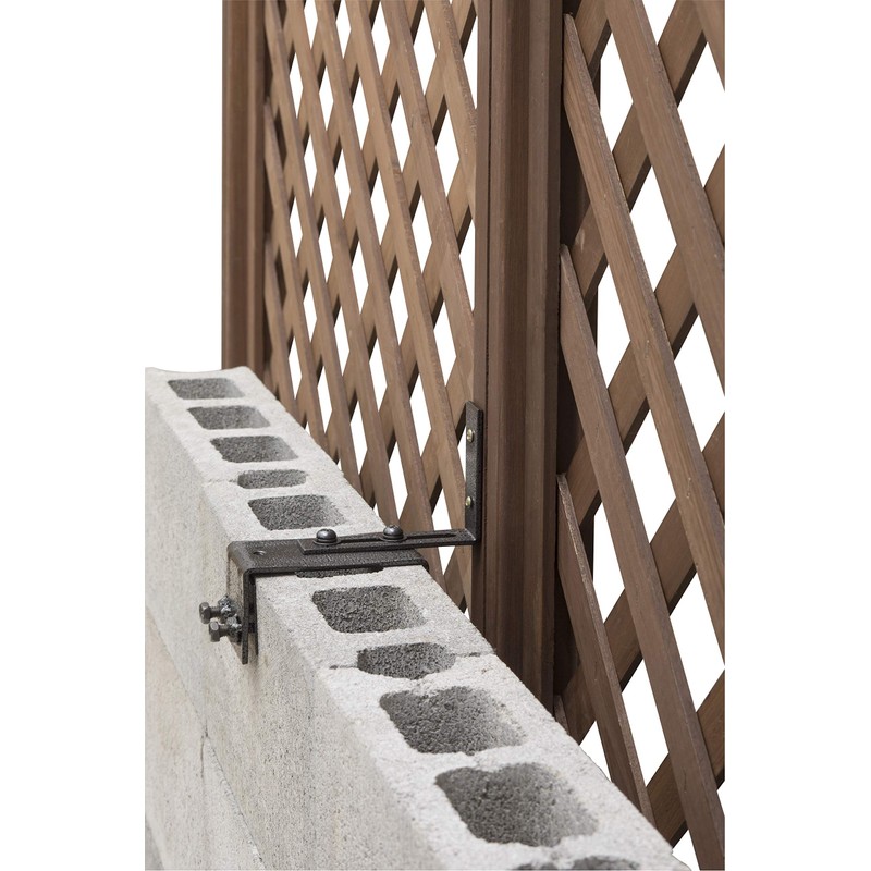 Takasho Lattice Post 2x4 Material Fixing Bracket for 3.9 inches
