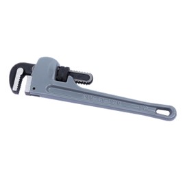 STEELMIGHT Aluminum Pipe Wrench Tooth Jaw Plumbing 10.2 inches (260 mm), Maximum Opening Opening: 1.0 inches (25 mm)