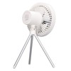 Tripod Desk Fan with Light USB Rechargeable Battery Operated 3