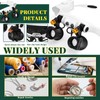 CHRI Magnifying Glasses with Light Head Magnifying Glasses with LED