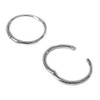 13MM Sterling Silver Round Hoop Earrings for Women Ladies Girls