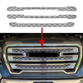 Coast2Coast International (CCI) For 2019-2022 GMC Sierra 1500 SLT AT4 Chrome Grille Mesh Grill Insert Overlay