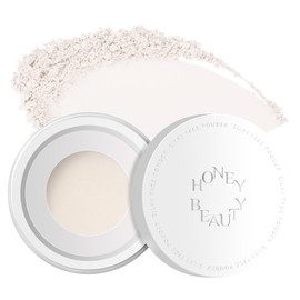 Honey Beauty Silky Face Powder (01 White) Pressed Powder, Loose Powder, Fine Particles, Unevenness, Pore Cover, Sebum Adsorption, Skin Tone Correction, Dullness, Transparency, Smooth & Shiny