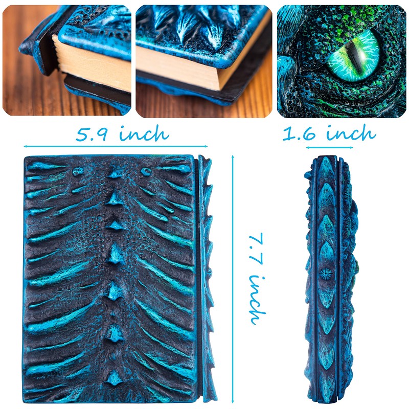 3D Dragon Eye Embossed Journal,Resin Engraving Notebook,Dnd notebook for Dragon