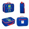 Wildkin Kids Insulated Embroidered Lunch Box Bag for Boys &