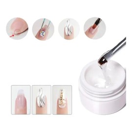 Gel UV Construcción Xiaoya para Uñas Esculpidas y Pegado de Cristales 15mL                                                                            