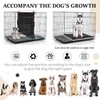 Thyle Dog Crate Divider Panel, Black Thick Dog Kennel Divider