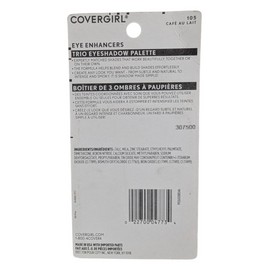 CoverGirl Eye Enhancers 3 Kit Eye Shadow, #105 Cafe Au Lait, 0.17 oz
