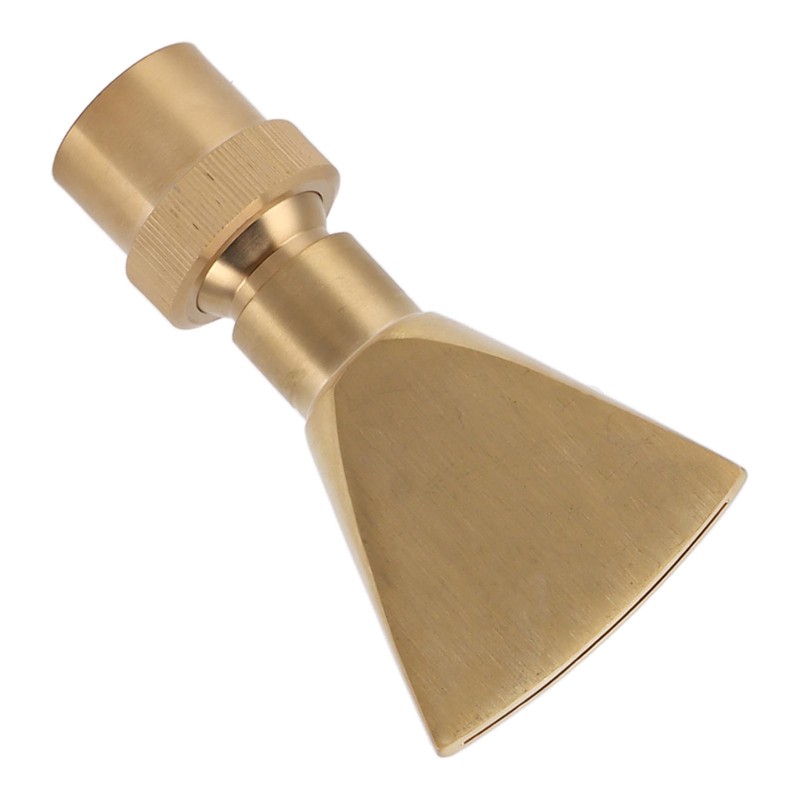 Fan Shaped Fountain Nozzle Copper Adjustable Uniform Water Spray Fan