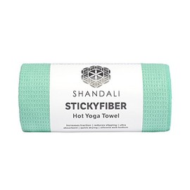 Shandali Toalla de yoga caliente  tamao esterilla, microfibra, sper absorbente, antideslizante, sin lesiones, 24 x 72 pulgadas  La mejor toalla de... 