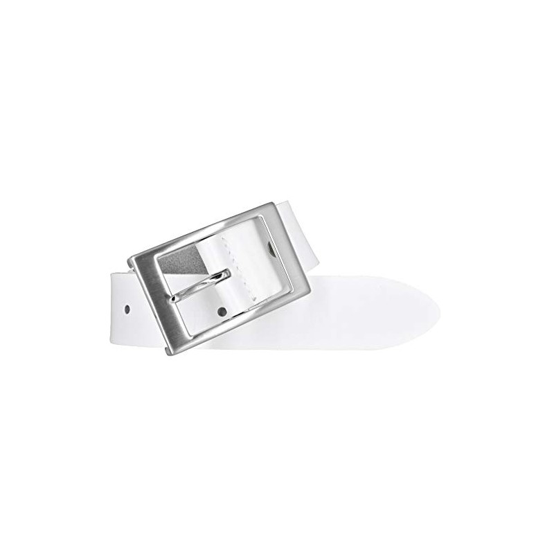 Bernd Götz Women's Leather Belt 35 mm White Nappa Leather